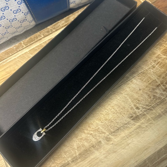 Coach Two-Tone Pendant Necklace - Picture 5 of 5